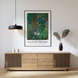 Gustav Klimt Poster, Gallery Quality Print, Country Garden With Sunflowers, Art Nouveau, Modern Art, Wall Art, Floral Gift, A1/A2/A3/A4 - thumbnail 2