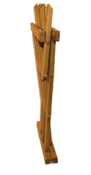 Wooden Medieval Viking Folding Chair - thumbnail 2