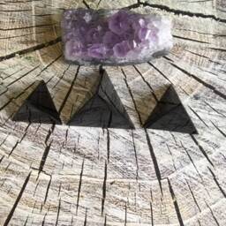 Natural Obsidian Pyramids - thumbnail 1