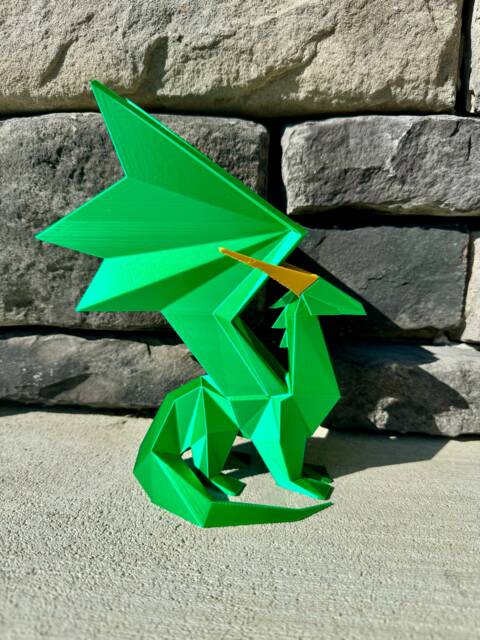 Crystal Dragon Statue - image 1