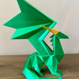 Crystal Dragon Statue - thumbnail 3