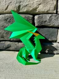 Crystal Dragon Statue - thumbnail 1