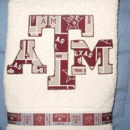 Texas A&m Aggies Hand Towel Bathroom, Kitchen, Bar Or Grill, Grad Gift - thumbnail 3