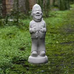 Concrete Policeman Garden Statue Garden Policeman Decor Unique Lawn Ornament Cement Officer Sculpture Whimsical Yard Art Outdoor - thumbnail 4