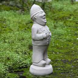 Concrete Policeman Garden Statue Garden Policeman Decor Unique Lawn Ornament Cement Officer Sculpture Whimsical Yard Art Outdoor - thumbnail 2