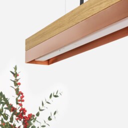 Pendant Lamp - Oak & Copper Dining Room Gantlights Led - thumbnail 3