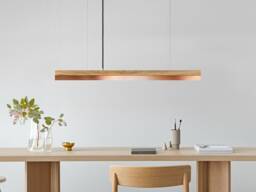 Pendant Lamp - Oak & Copper Dining Room Gantlights Led