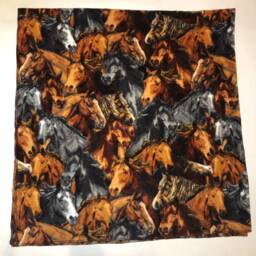 Zoofleece Horse Animal Horses Equestrian Majestic Fleece Brown Blanket Mare Quilt Throw Comfortable 50x60 - thumbnail 2