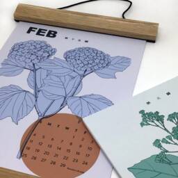 2026 Wall Calendar Refill, Botanical Gift, 2026, Gift For Her, Set Calendar, Your Home - thumbnail 3