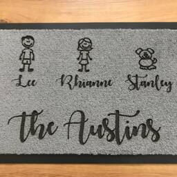 Personalised Door Mat - thumbnail 3