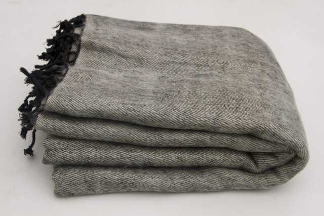 Yak Wool Blanket Travel Wrap Meditation Shawl Large Handmade Throws - image 1