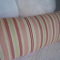 Home Decor.farmhouse.country.ranch.stripes.pillow Cover.slip Cover.pillow Case.pinks, Greens.creams.reds.summer.spring Decor.pillow Covers - thumbnail 4