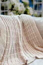 Puffy Pockets Baby Blanket Knit Pattern - Easy Knitting - thumbnail 1