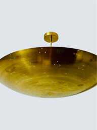 6 Light Elegant Ceiling Flushmount - Pendant Mid Century Modern Raw Brass Sputnik Chandelier Light Fixture
