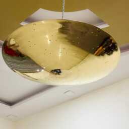 6 Light Elegant Ceiling Flushmount - Pendant Mid Century Modern Raw Brass Sputnik Chandelier Light Fixture - thumbnail 3