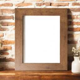 "Multi Aperture Black White Oak Rustic Photo Picture Frame - Holds 7 6""X4" - thumbnail 2