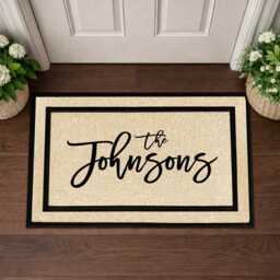 Customizable Personalized Family Doormat - Unique Housewarming Gift - thumbnail 4