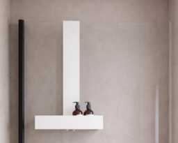 Bathroom Caddy, Modern Farmhouse White Shower Shelf, Storage Organization, No-Drilling Accessories, Dabstory Logan - thumbnail 1