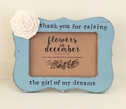 Mother Of The Bride Frame Thank You Gift For Parents Personalized Picture Wedding Groom Engagement Party - thumbnail 1
