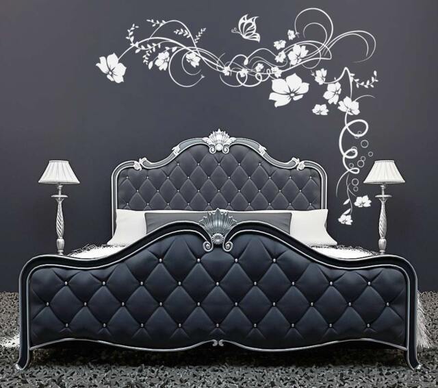 Flower Vine Wall Decal Living Room Bedroom Salon Shop Sticker - image 1