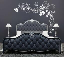 Flower Vine Wall Decal Living Room Bedroom Salon Shop Sticker - thumbnail 1