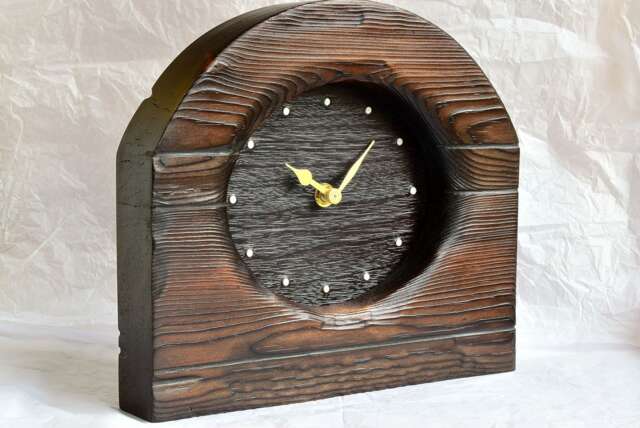 Recycled Wood Clock Cl 166 - image 1