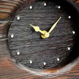 Recycled Wood Clock Cl 166 - thumbnail 3