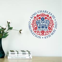 King Charles Coronation Vinyl Wall Art, Sticker, Transfer, Decal, Mural, Home 36 Colours, Easy To Apply