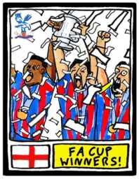 Crystal Palace Fa Cup Winners - No Score Draws Wembley Eagles Edition A3 Print Of 27 Wonky Panini-Doodles Of Oliver Glasner's Heroic Squad - thumbnail 3