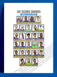Crystal Palace Fa Cup Winners - No Score Draws Wembley Eagles Edition A3 Print Of 27 Wonky Panini-Doodles Of Oliver Glasner's Heroic Squad - thumbnail 1