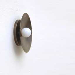 Brass Wall Sconce/Ceiling Flush Mount Light, Solid Ul Listed. E-26 No.0043 - thumbnail 2