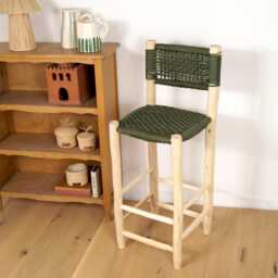 60cm High Chair Made Of Wood & Nylon