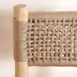 60cm High Chair Made Of Wood & Nylon - thumbnail 4