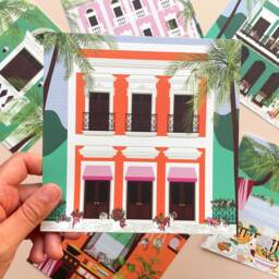 Puerto Rico Wall Art, Invitations, Postcards, Boricua, Latin Art Print, Illustration Print - thumbnail 3