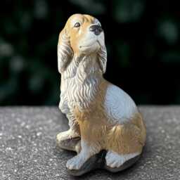 Fantasy Spaniel Statue Concrete Cocker Sculpture Outdoor Dog Figurine Memorial Decoration Dog Lover Gift Handmade
