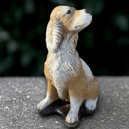 Fantasy Spaniel Statue Concrete Cocker Sculpture Outdoor Dog Figurine Memorial Decoration Dog Lover Gift Handmade - thumbnail 3