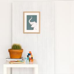 Elephant Illustration, Kids Illustration, Animals Room Decor, Print 21x30, Wall Art - thumbnail 3