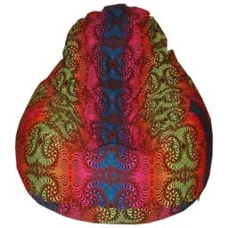 "Giant Beanbag Cover ""Rainbow Fractal" - thumbnail 3