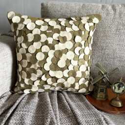 "Felt Green Throw Pillow 16""x16" - thumbnail 2