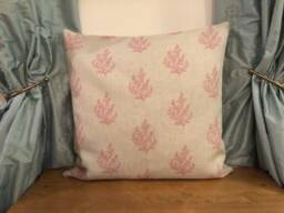 Peony & Sage Finca Linen Cushion Cover, Handmade - thumbnail 1
