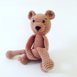 Bear Curtain Tie Back - Single, Bear With Modification - Extra Long Arms, Nursery Back, Blackout Tie, New Baby Gift - thumbnail 2