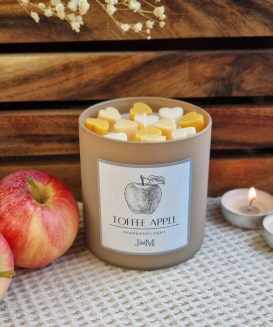 Toffee Apple Scented Autumnal Candle. Scented. Autumn Autumnal Candles - image 1