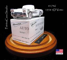 Corvette Business Card Sculpture Handmade Muscle Car Art