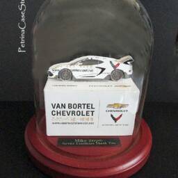 Corvette Business Card Sculpture Handmade Muscle Car Art - thumbnail 3