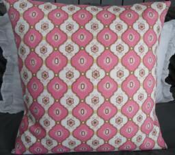 Pink Floral Pillow Cover Spring Home Decor, Toss - thumbnail 1