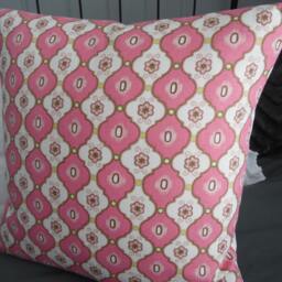 Pink Floral Pillow Cover Spring Home Decor, Toss - thumbnail 3