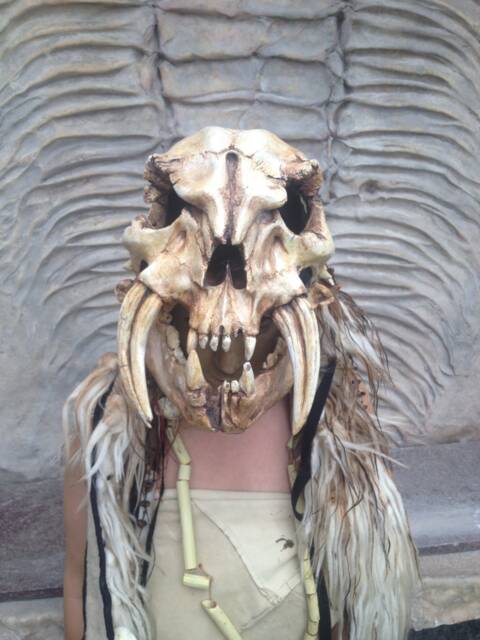 Skull Mask Conan Barbarian Style Helmet, Larp Cosplay Armor - image 1