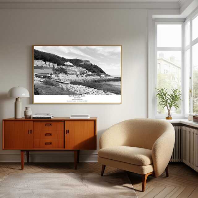 Runswick Bay Photography Print Whitby, North Yorkshire Wall Art - image 1