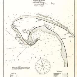 Vintage Provincetown Ma Map Print Antique Chart Of Cape Cod Bay - thumbnail 3