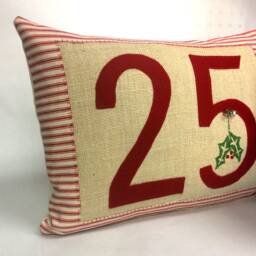 Christmas Throw Pillow // December 25 Holiday - thumbnail 2